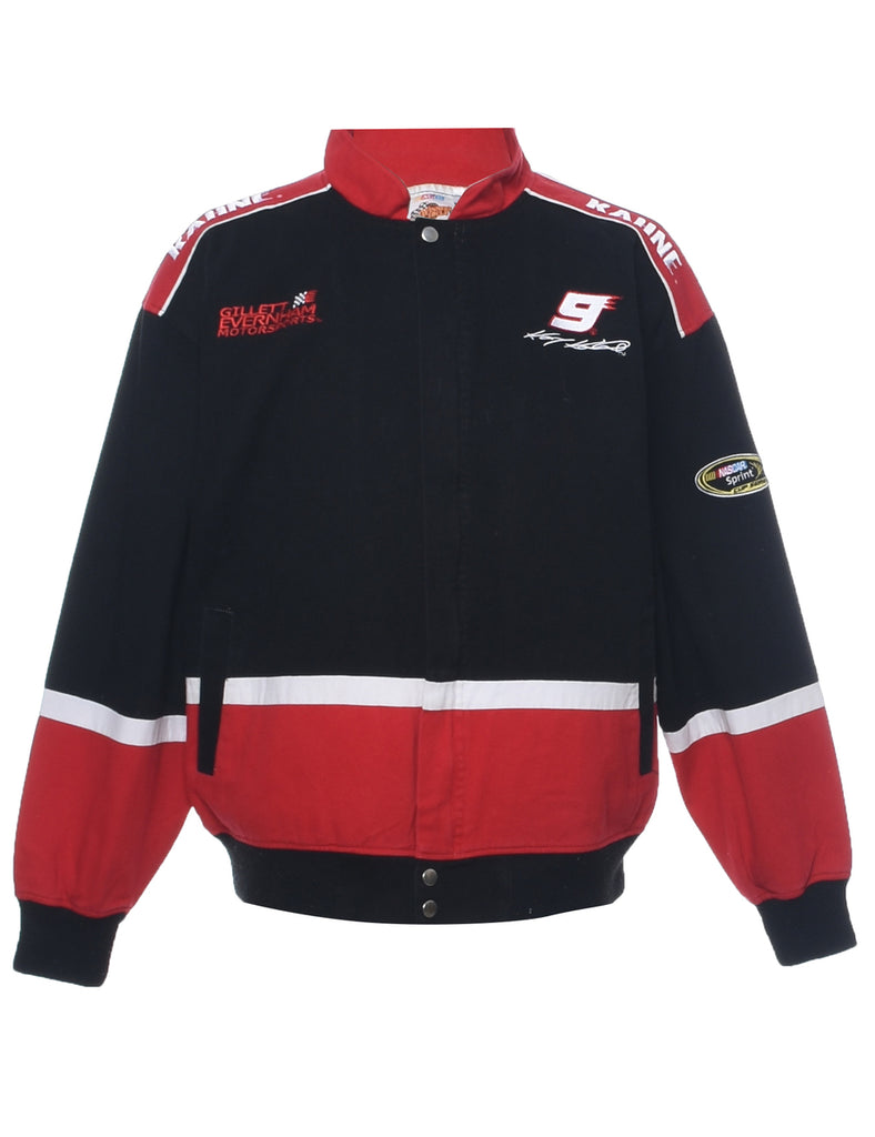 Zip Front Black Jacket - XL