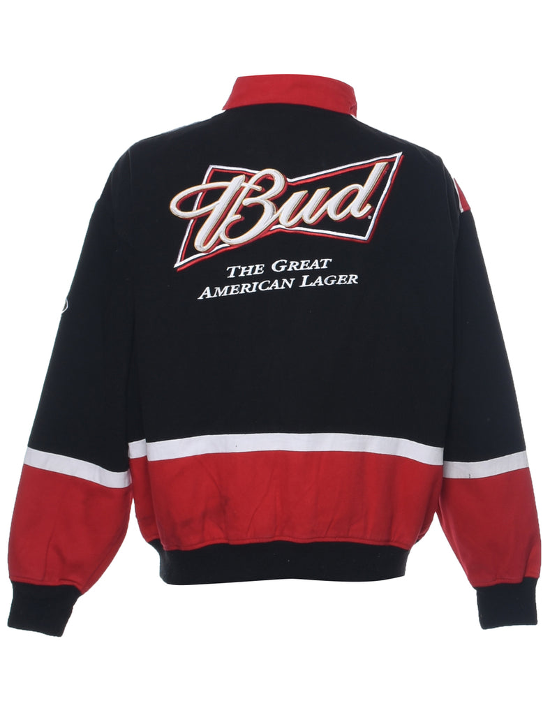 Zip Front Black Jacket - XL