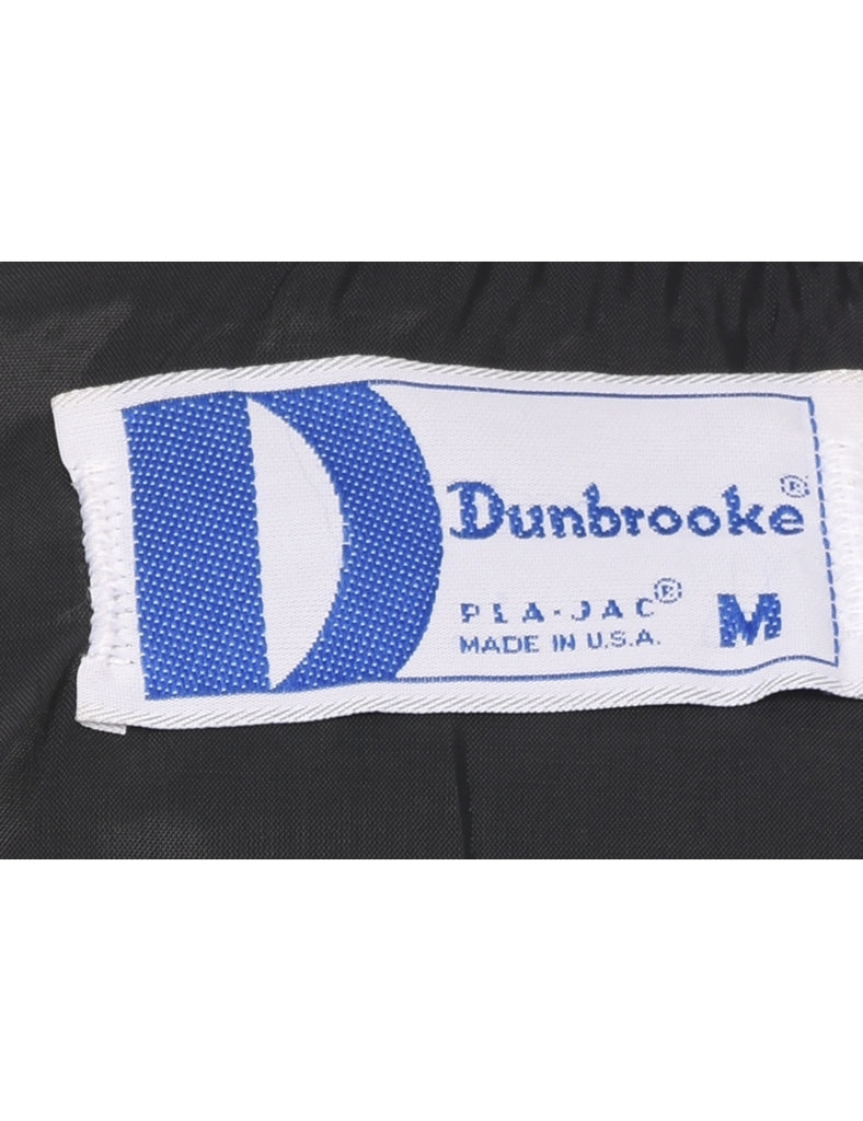 Zip Front Black Jacket - M