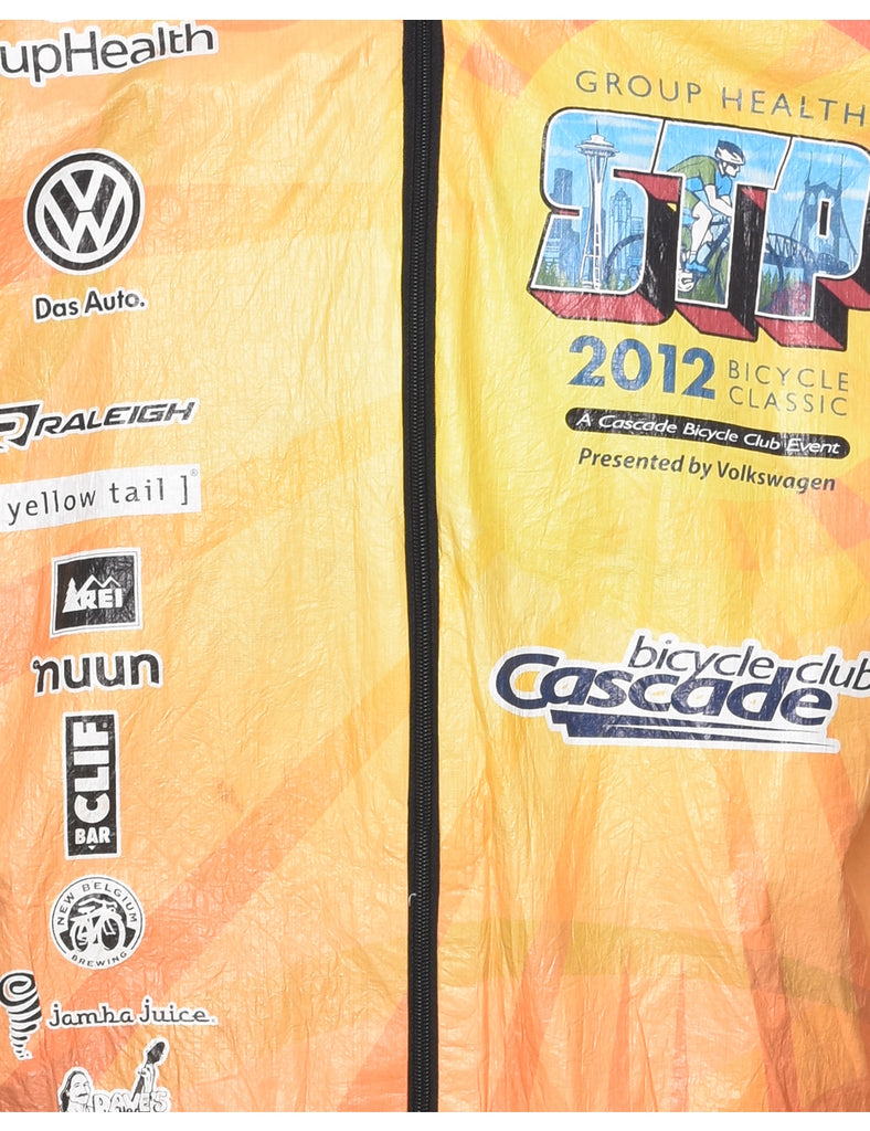 Zip Front Bomber Jacket - M