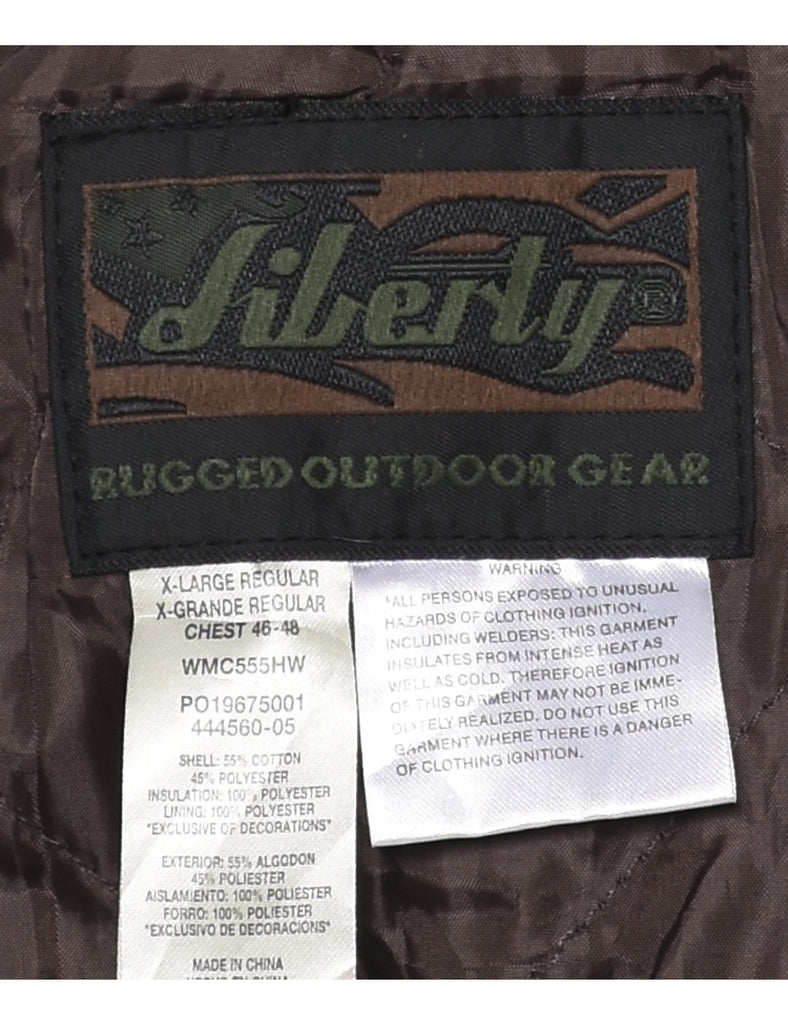 Zip Front Camouflage Ski Suit - XL