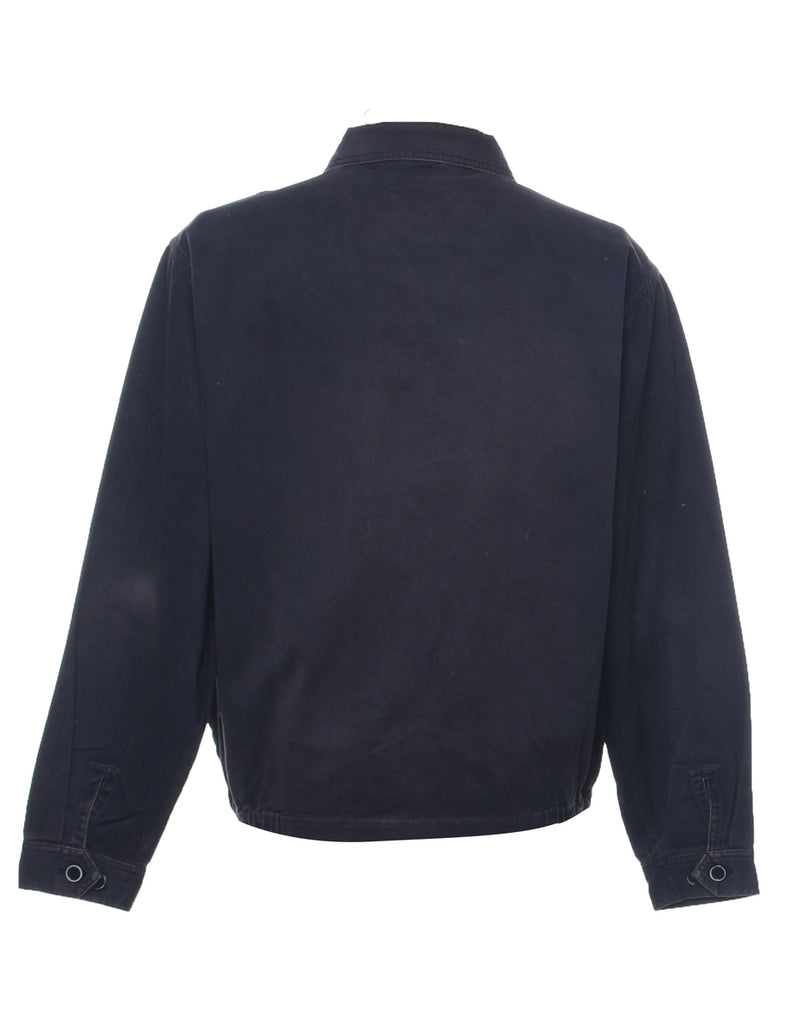 Zip Front Navy Jacket - M