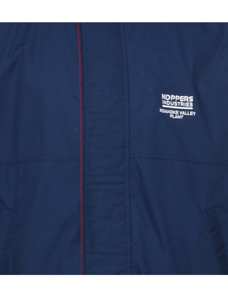 Zip Front Navy Jacket - M
