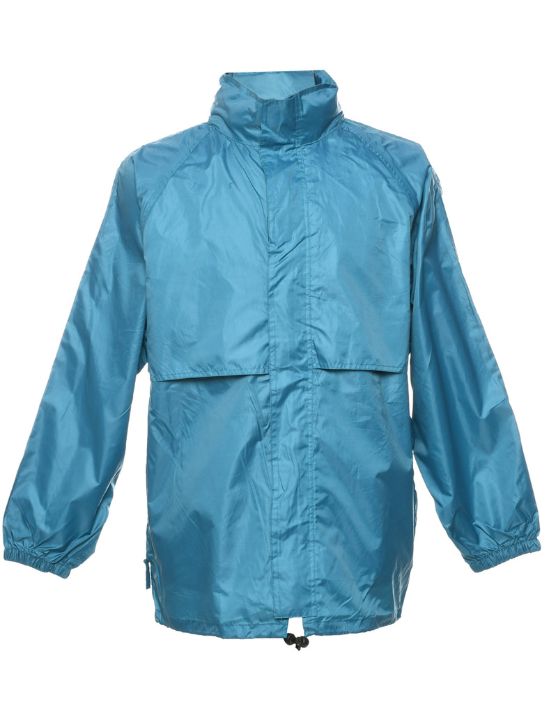 Zip Front Nylon Jacket - S