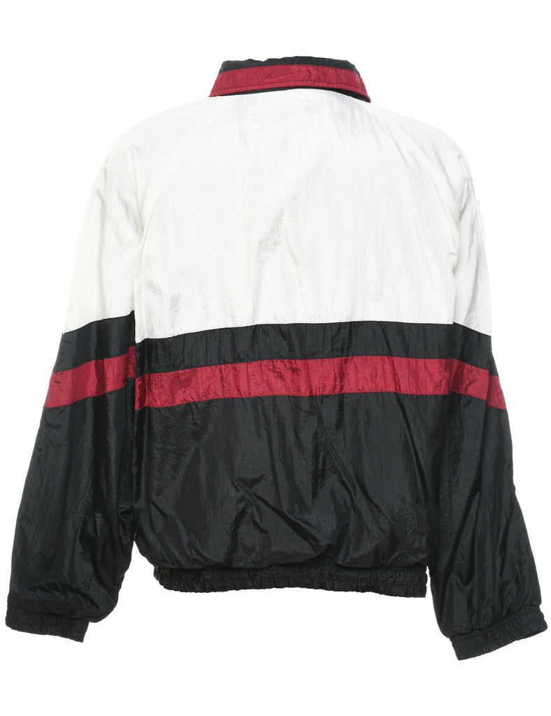 Zip Front Nylon Jacket - L