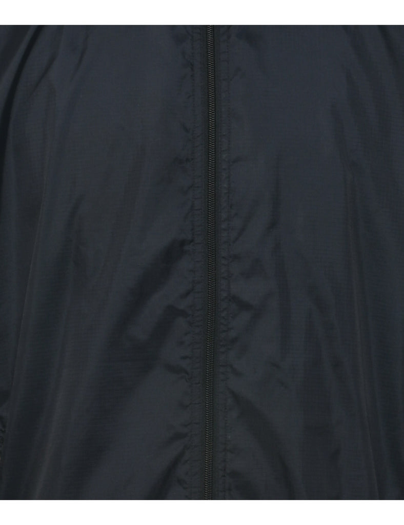 Zip Front Nylon Jacket - L