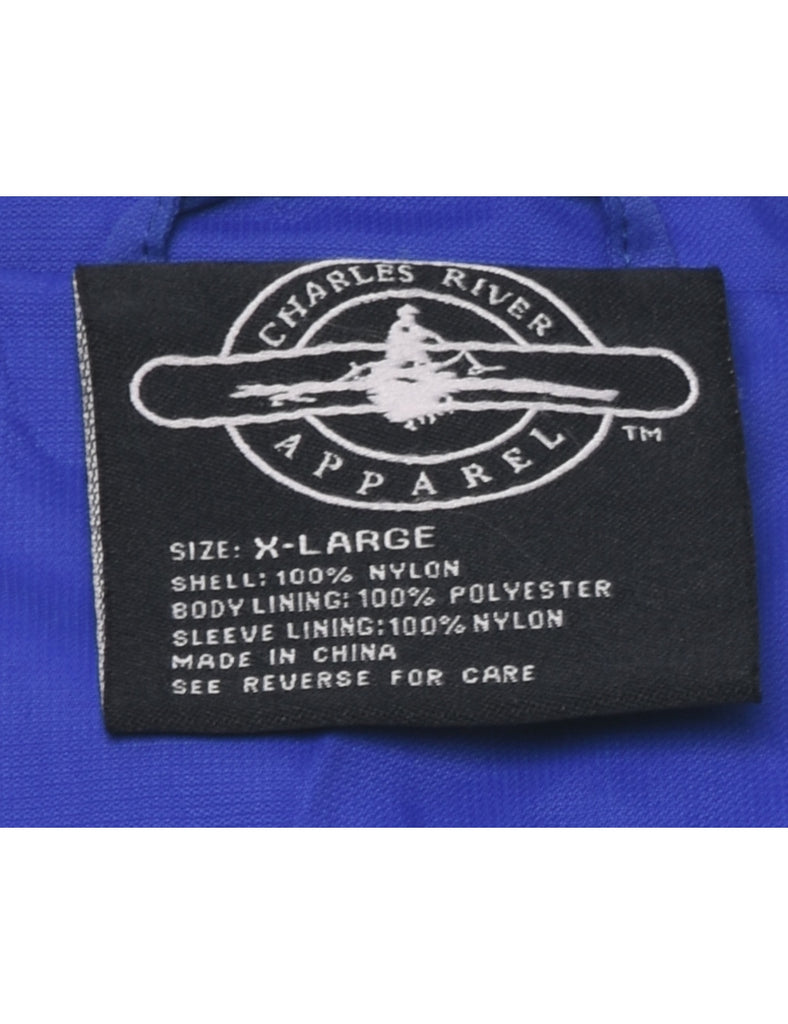 Zip Front Nylon Jacket - XL