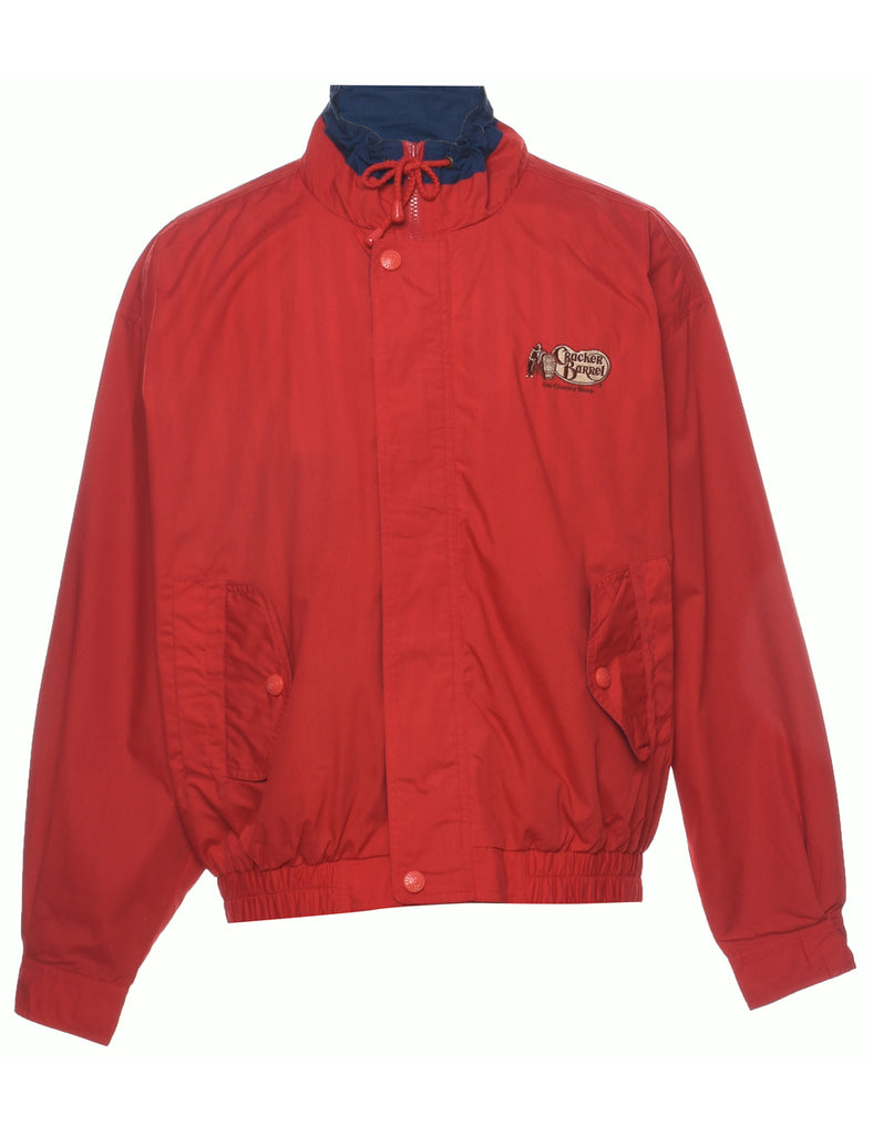 Zip Front Red Jacket - L