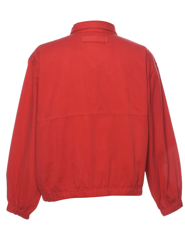 Zip Front Red Jacket - L
