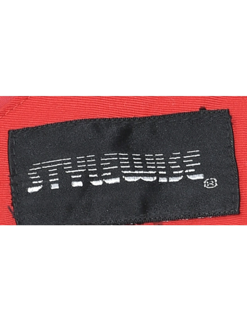 Zip Front Red Jacket - L