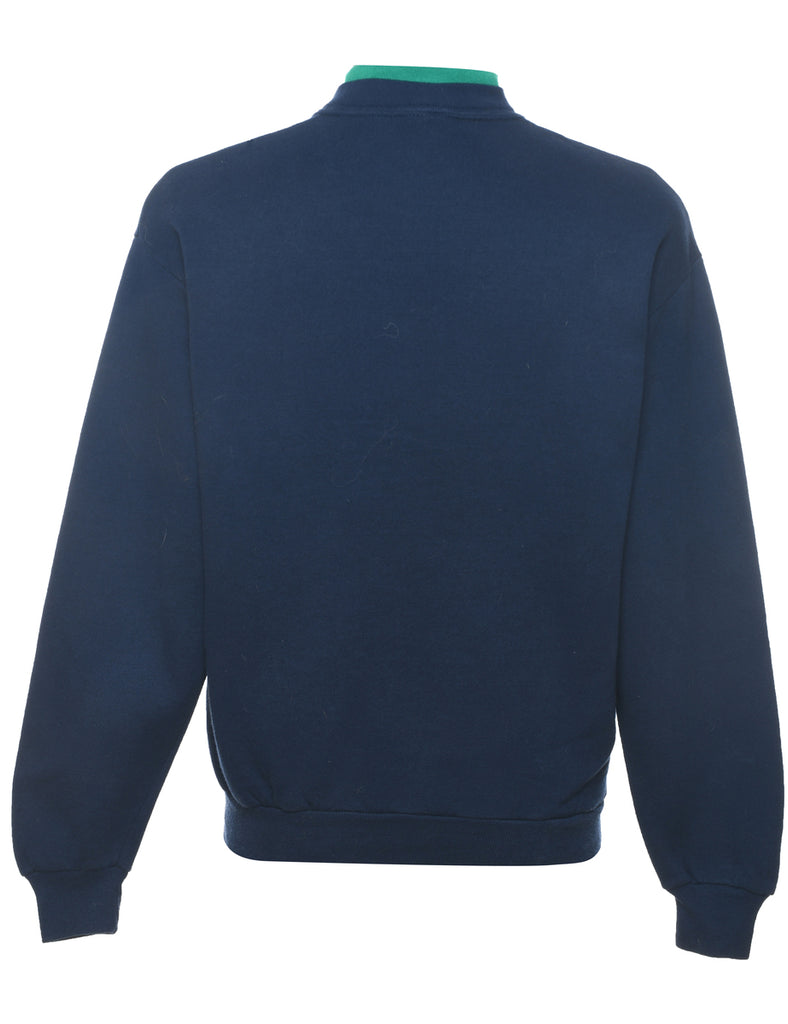 1990s Floral Sweatshirt - M