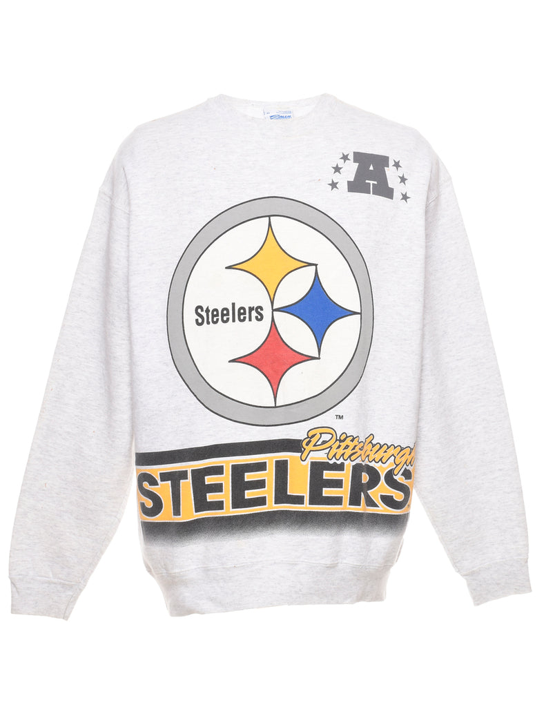 1990s NFL Pittsburgh Steelers Sports Sweatshirt - XL