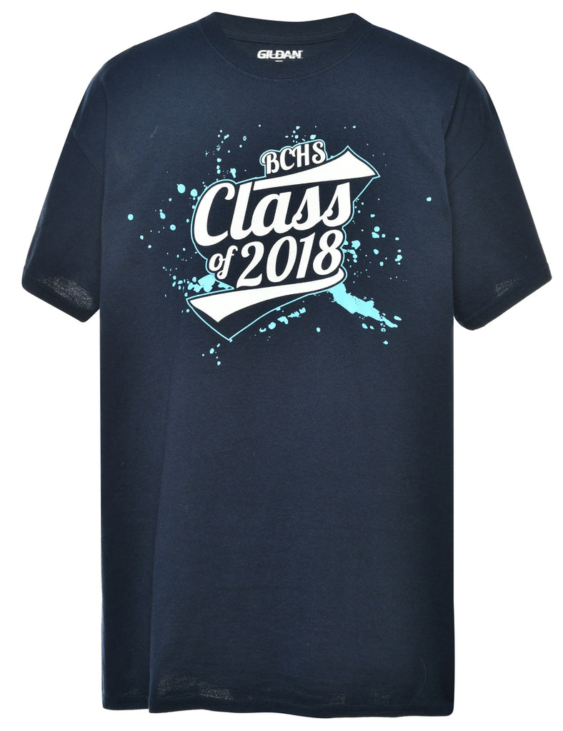 2000s BCHS Printed T-shirt - L