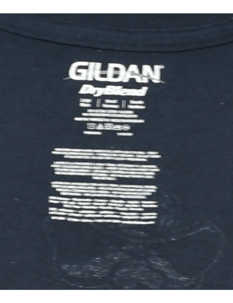 2000s BCHS Printed T-shirt - L