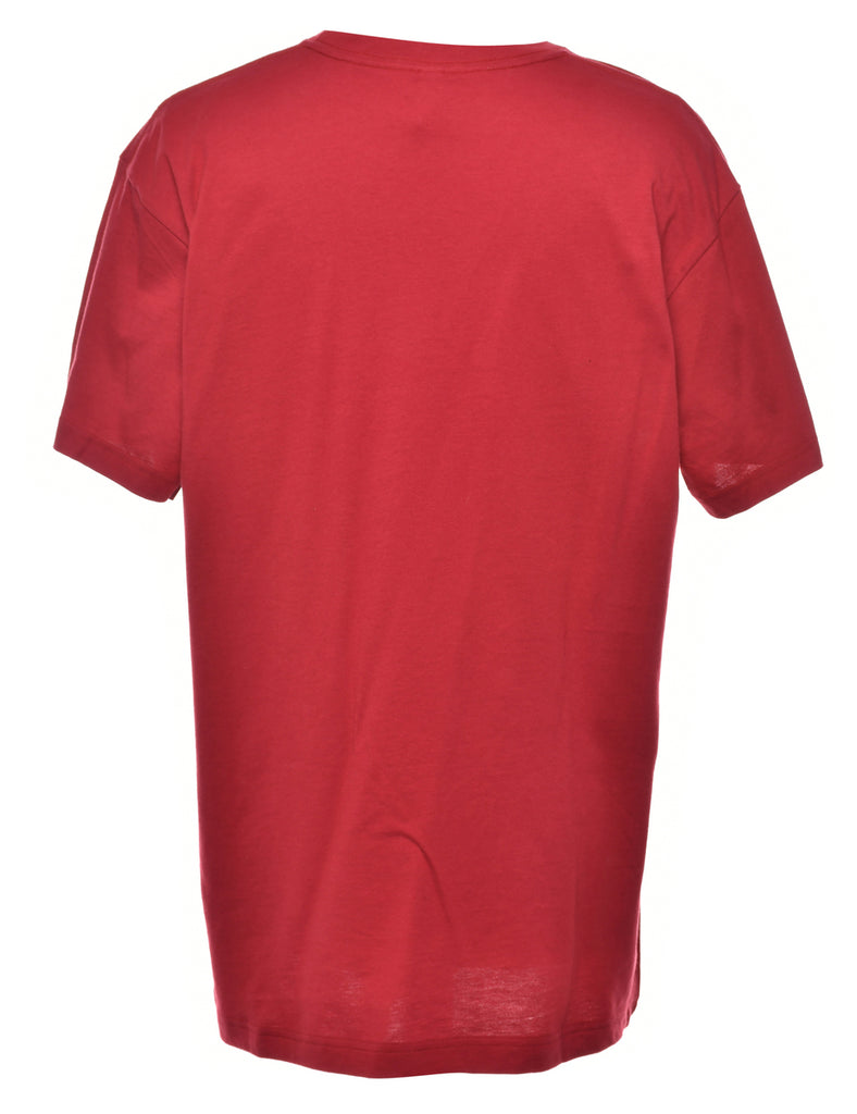 2000s Ice Hockey Printed T-shirt - L