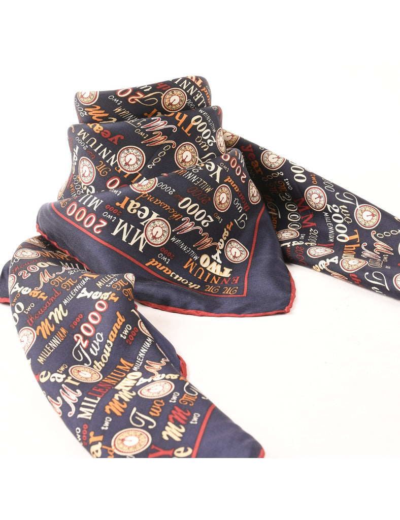 2000s Printed Head Scarf - L