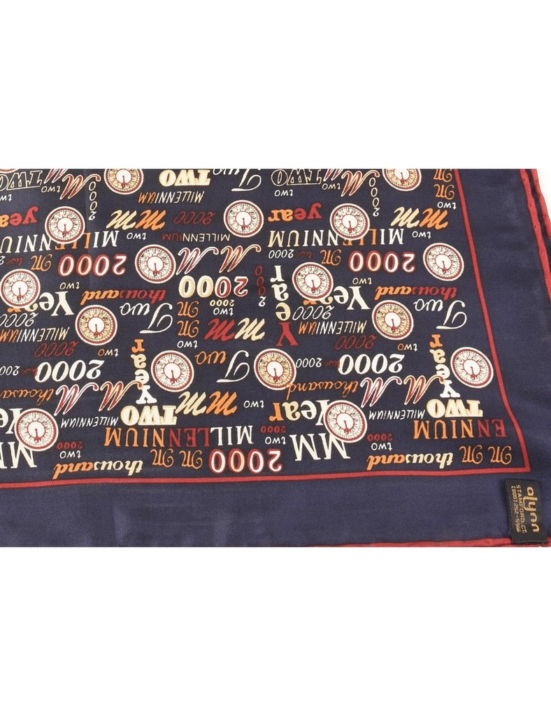 2000s Printed Head Scarf - L