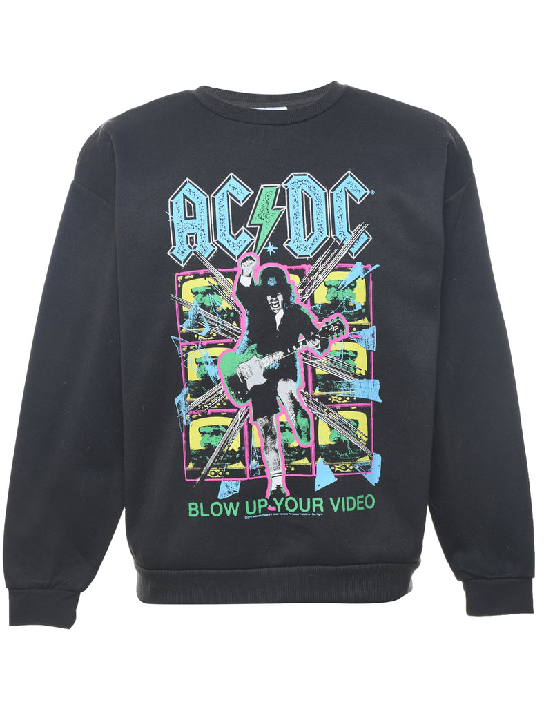 AC/DC Printed Sweatshirt - M