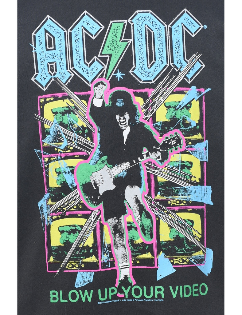 AC/DC Printed Sweatshirt - M