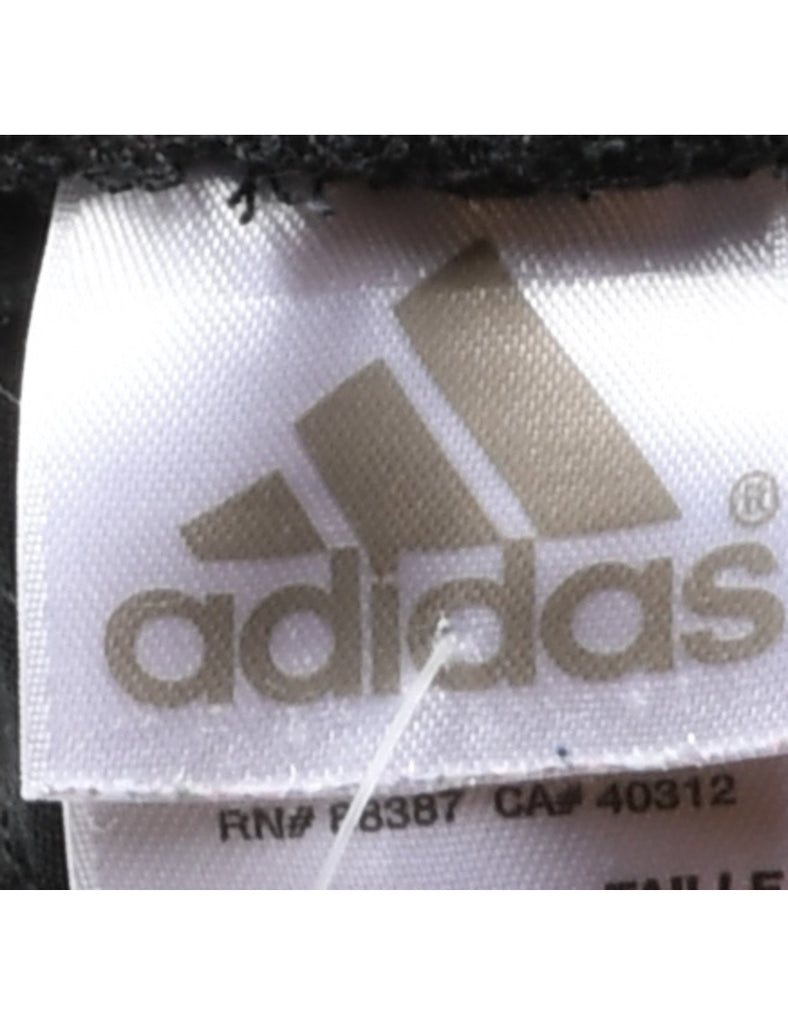 Adidas Black & Blue Track Pants - 2 YEARS