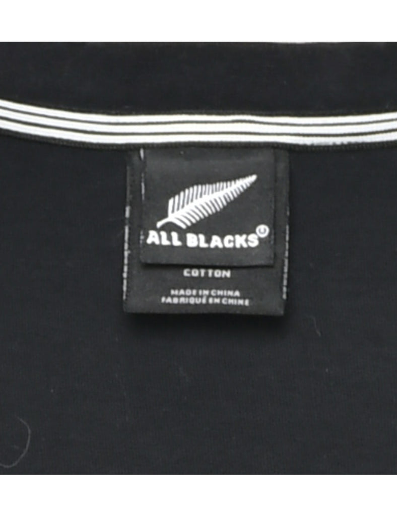 Adidas Black Printed T-shirt - M