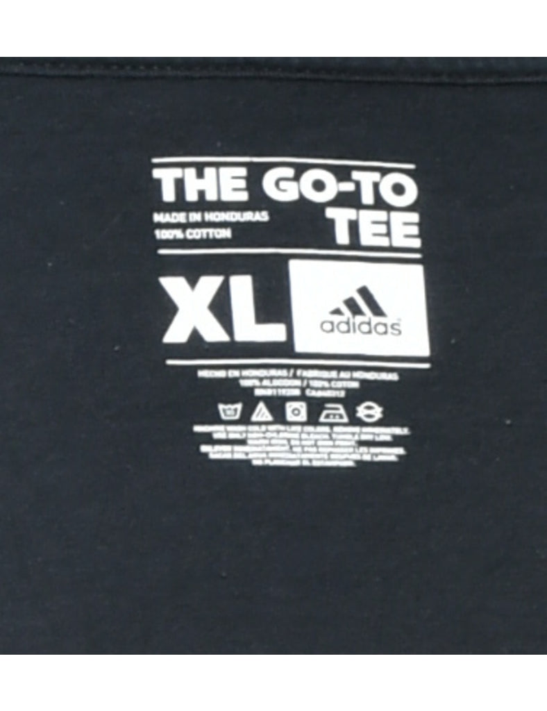 Adidas Black Spell-Out T-shirt - XL
