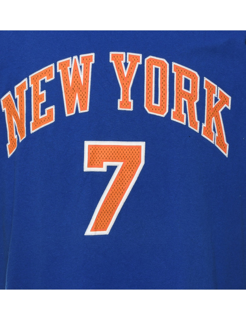 Adidas Blue & Orange NBA Sports T-shirt - XL