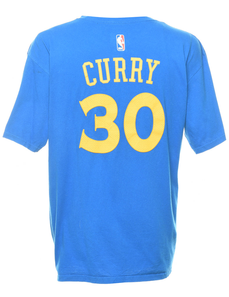 Adidas Blue & Yellow NBA Sports T-shirt - XL