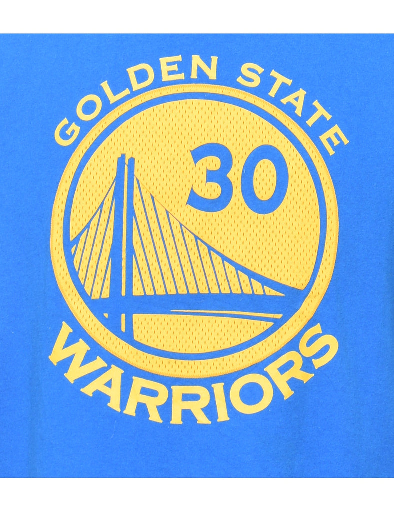 Adidas Blue & Yellow NBA Sports T-shirt - XL