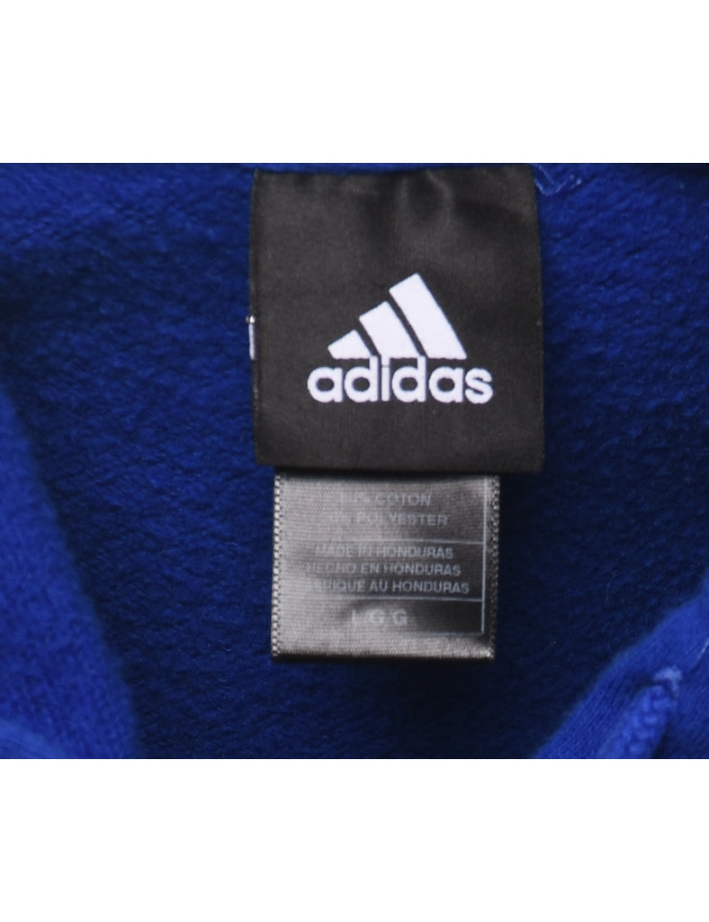 Adidas Football Boise State Hooded Sports Sweatshirt - L