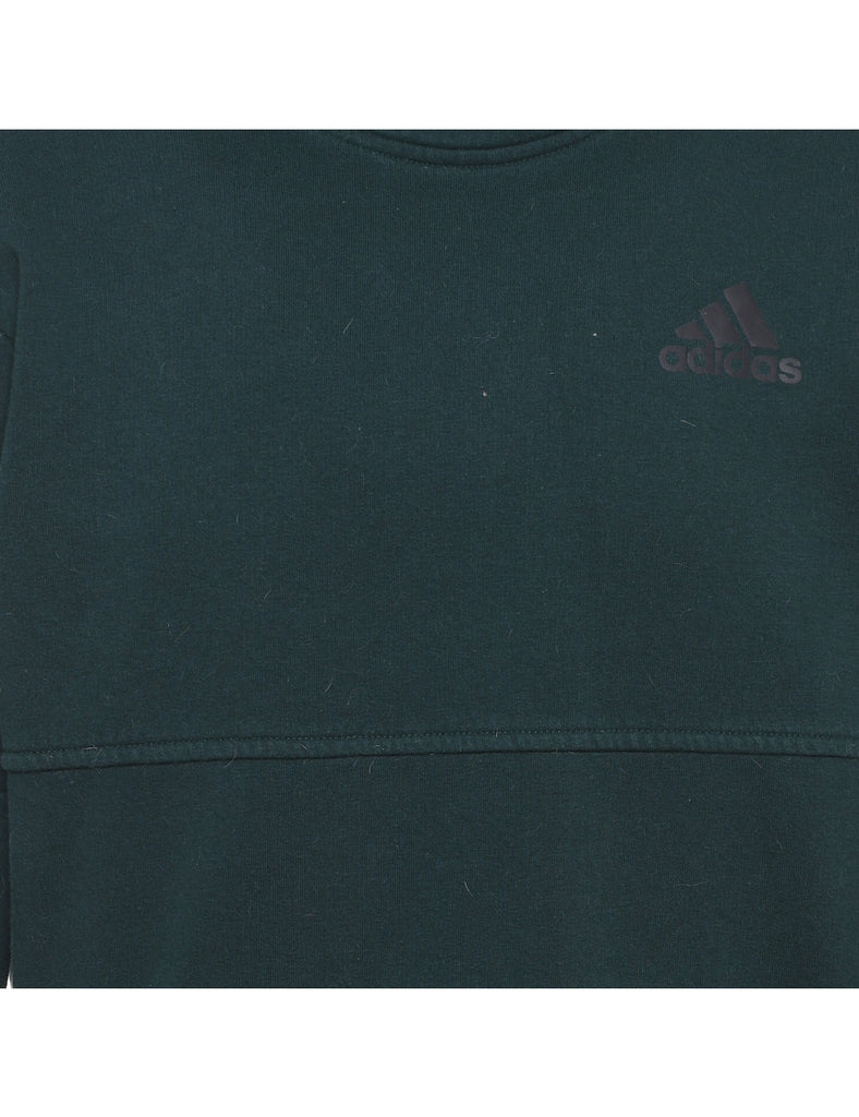 Adidas Hooded Sweatshirt - M