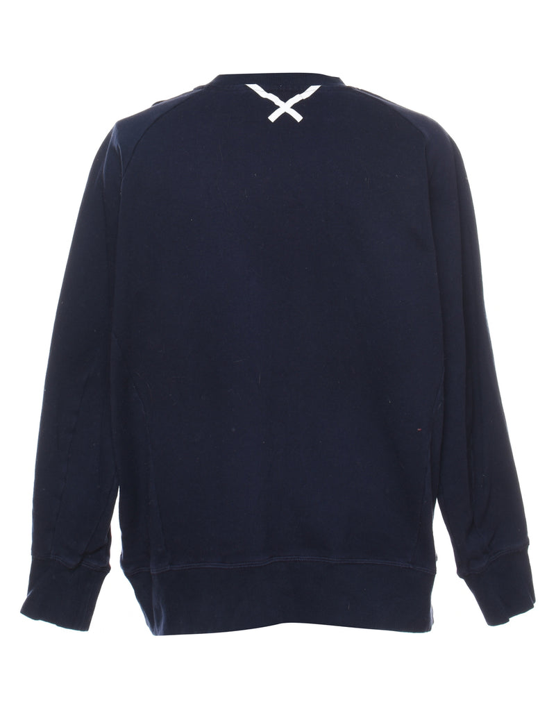 Adidas Navy Plain Sweatshirt - XL