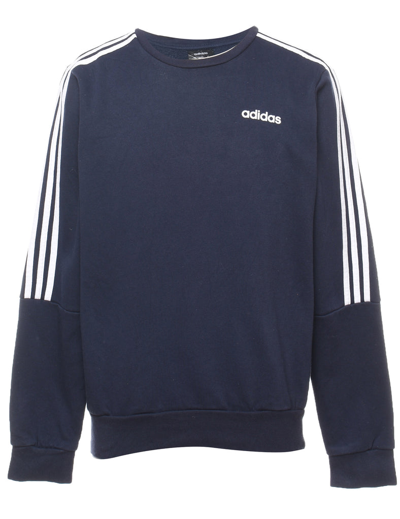 Adidas Navy & White Sweatshirt - S