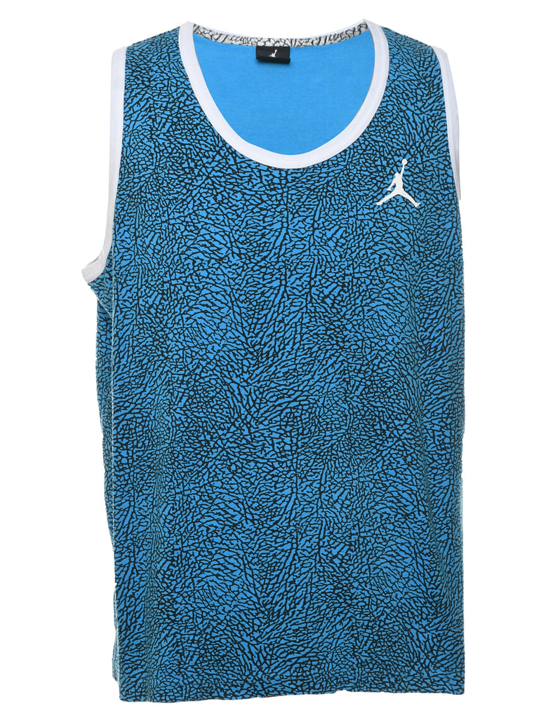 Air Jordan Aqua Blue Sports Vest - XL