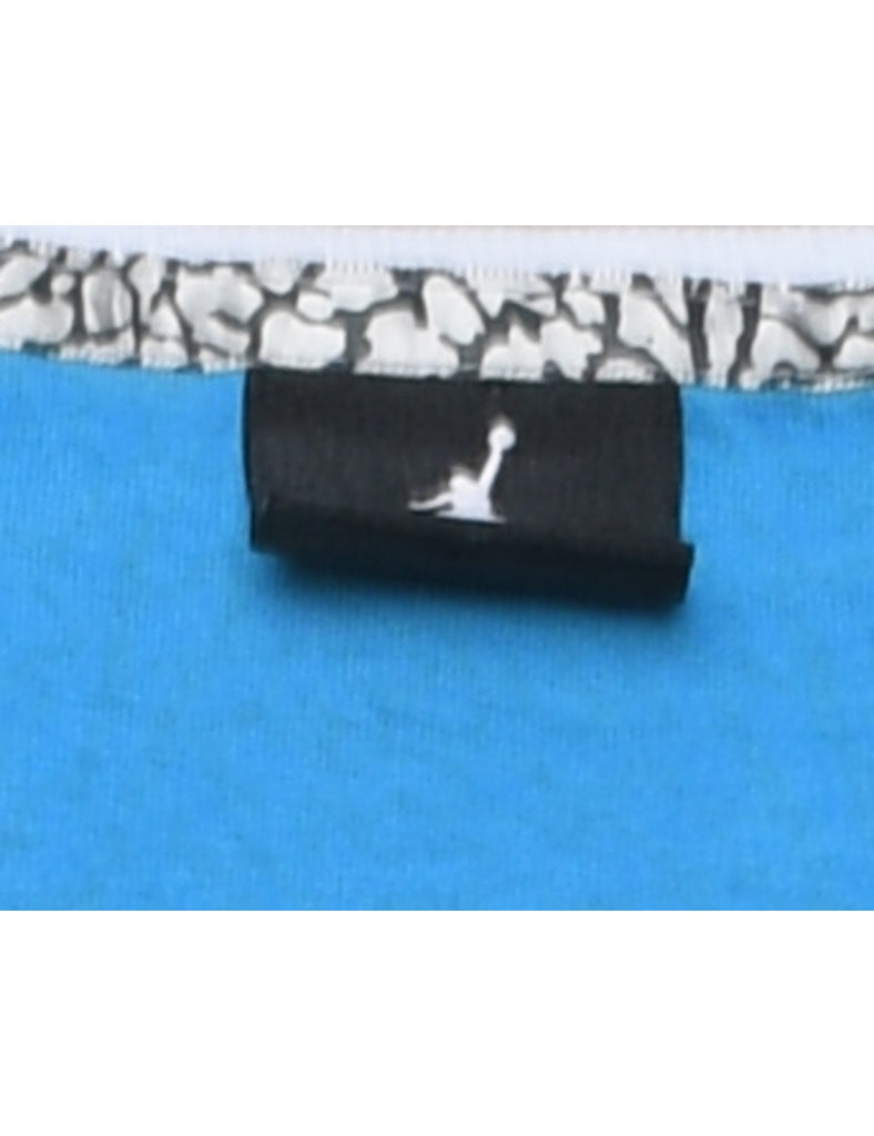 Air Jordan Aqua Blue Sports Vest - XL