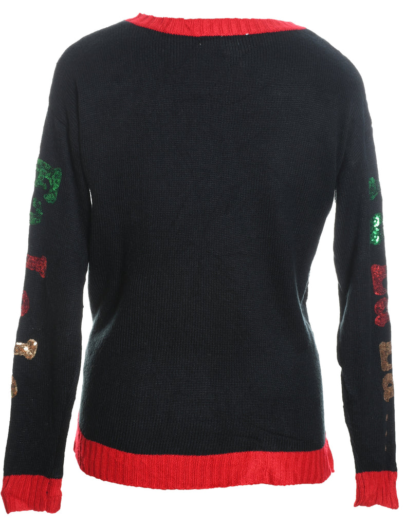 Animal Design Christmas Jumper - L