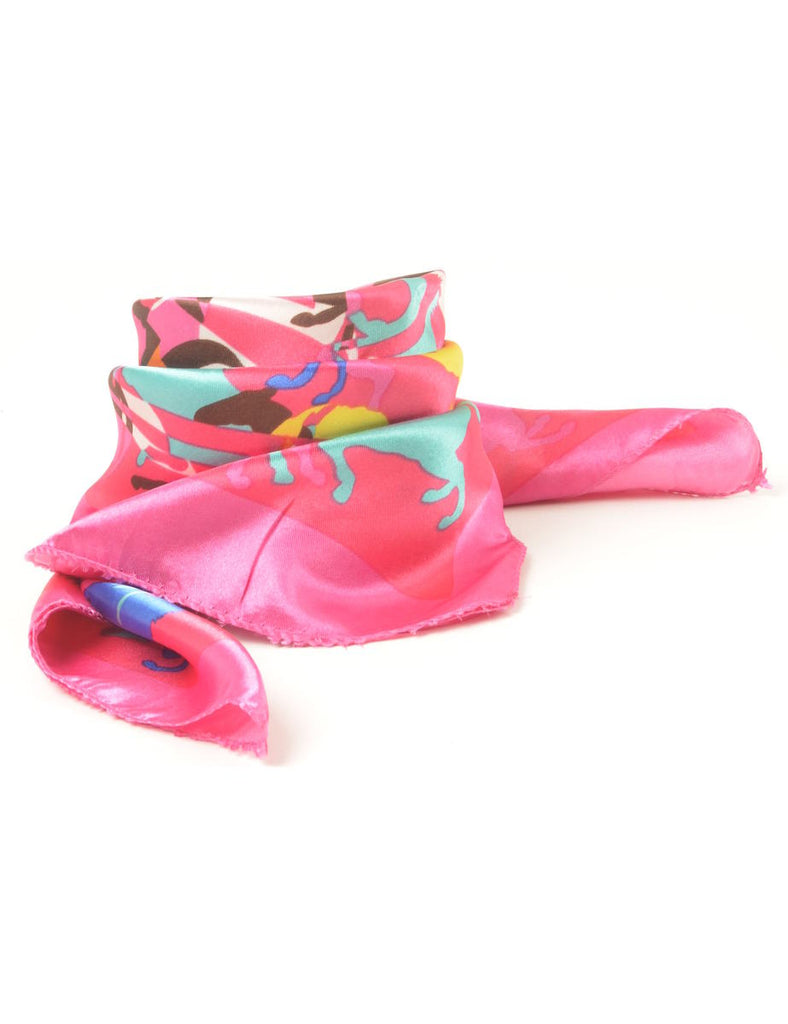 Animal Print Head Scarf - S