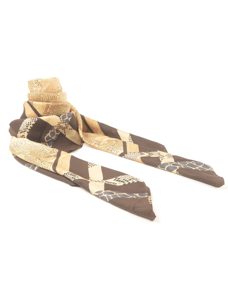 Animal Print Head Scarf - M