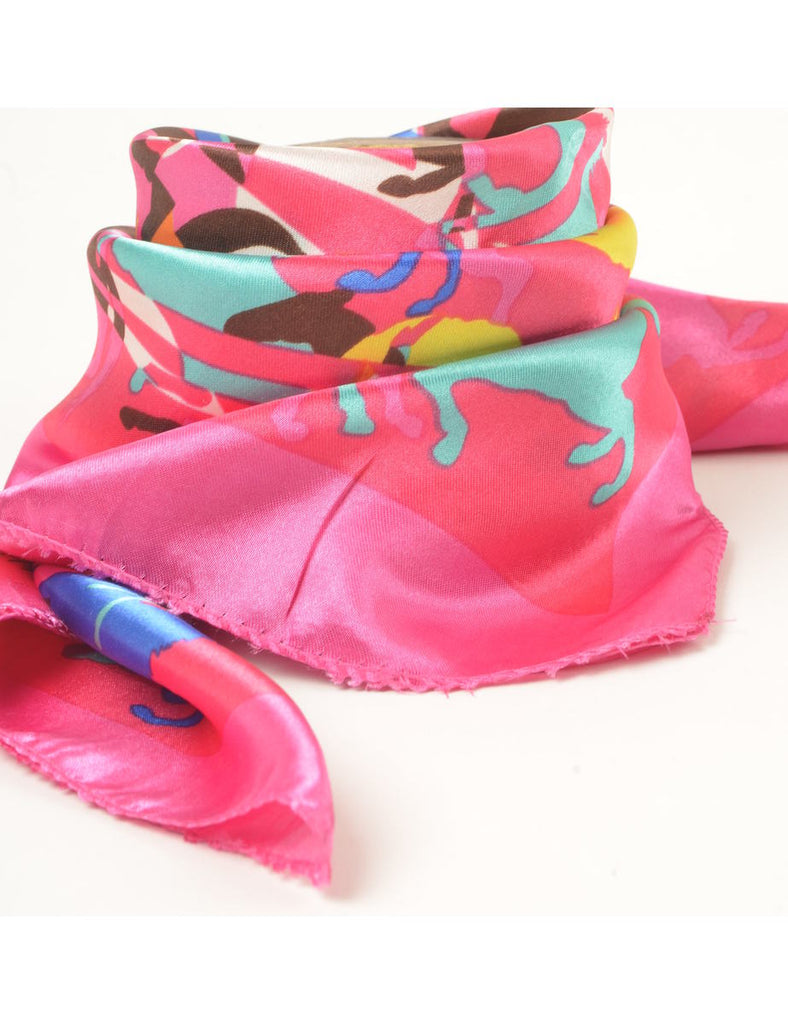 Animal Print Head Scarf - S