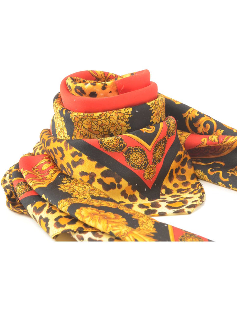 Animal Print Head Scarf - M