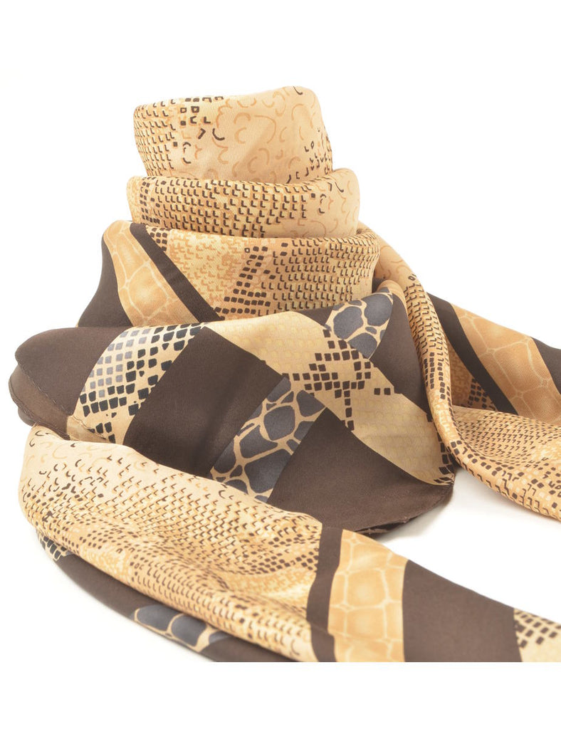 Animal Print Head Scarf - M