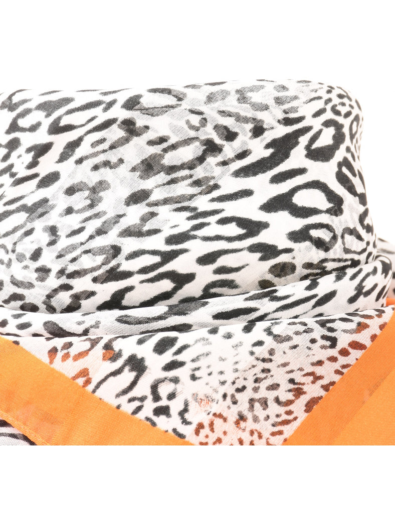 Animal Print Scarf - S