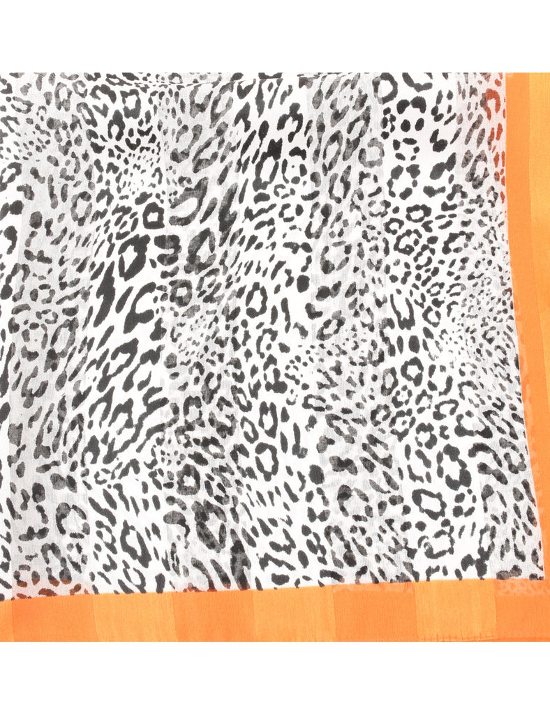 Animal Print Scarf - S