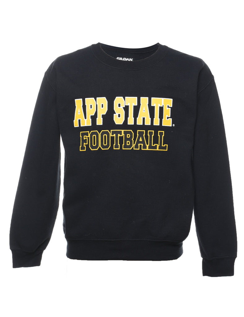 App State Football Black & Yellow Sweatshirt - S