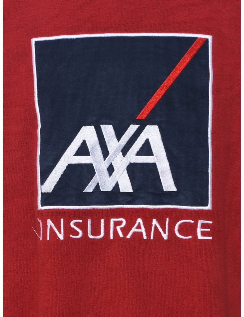 AXA Insurance Embroidered Sweatshirt - L