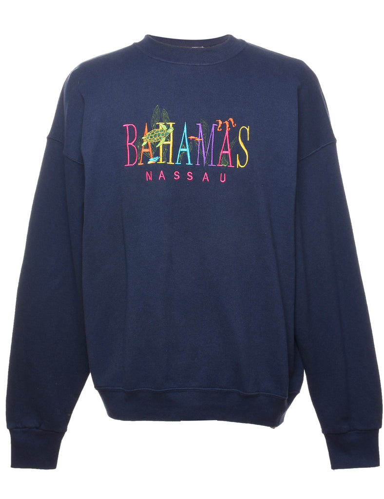 Bahamas Nassau Embroidered Sweatshirt - XL