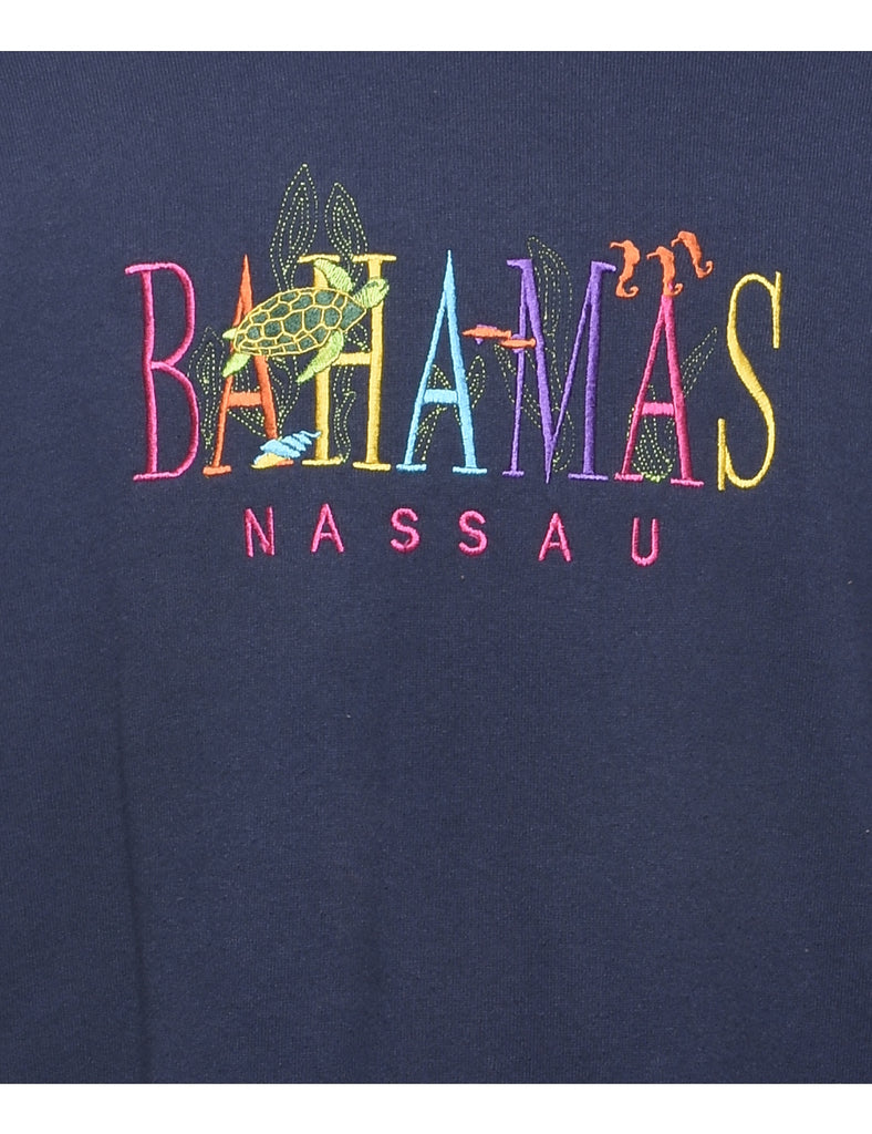Bahamas Nassau Embroidered Sweatshirt - XL