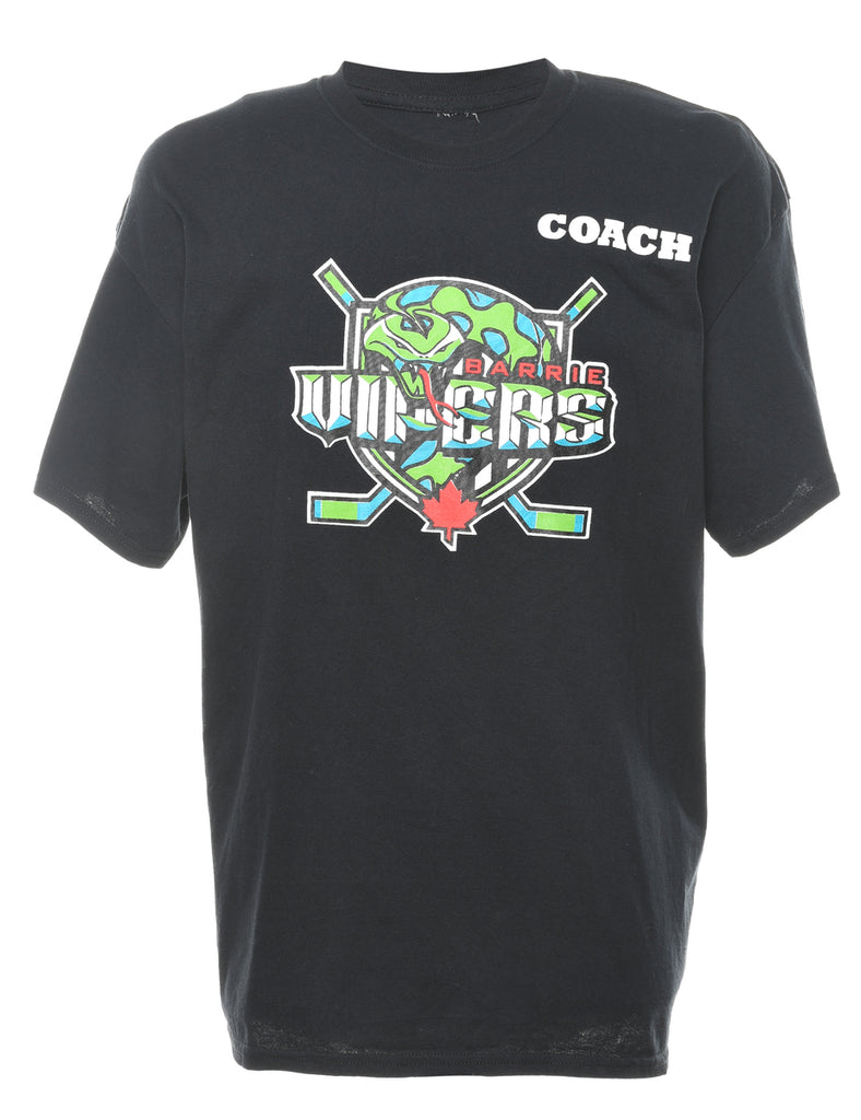 Ball Hockey Print Sports T-shirt - XL