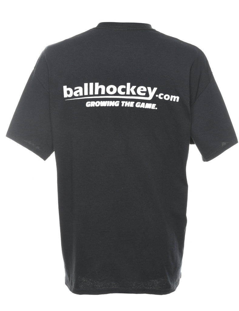 Ball Hockey Print Sports T-shirt - XL