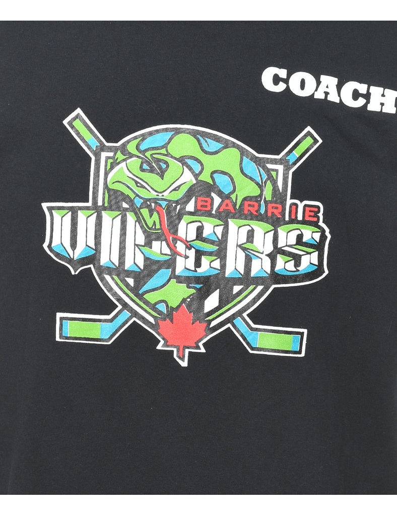 Ball Hockey Print Sports T-shirt - XL